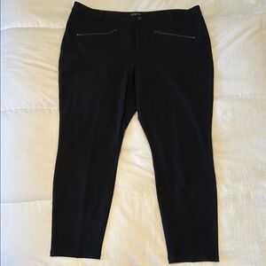 NYDJ Black Trousers High Waist Stretch